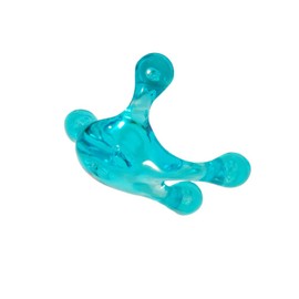 Exceart Palm Urchin Massage Tool Frog Shape Four Foot Acupressure Massage Acupuncture Point Massage for Back of Legs Blue