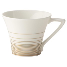 Narumi 52146-2794 Cup Saucer, Gold Swirl Band, Gold, 4.3 fl oz (110 cc), Made in Japan