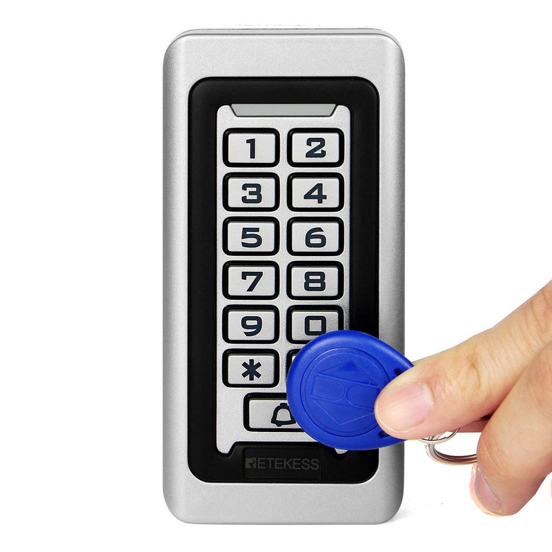 Retekess T-AC03 Security Access Control Keypad,RFID Keypad,Door Access Control,Stand-Alone Keypad,2000