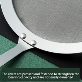 Stainless Steel Fine Mesh Strainer Spoon - Strainer Fine Mesh Skimmer | Beyond Draw Mesh Strainer, Cooking Food Strainer Ladle For Skimming Grease And Foam For Soybean Milk, Juices