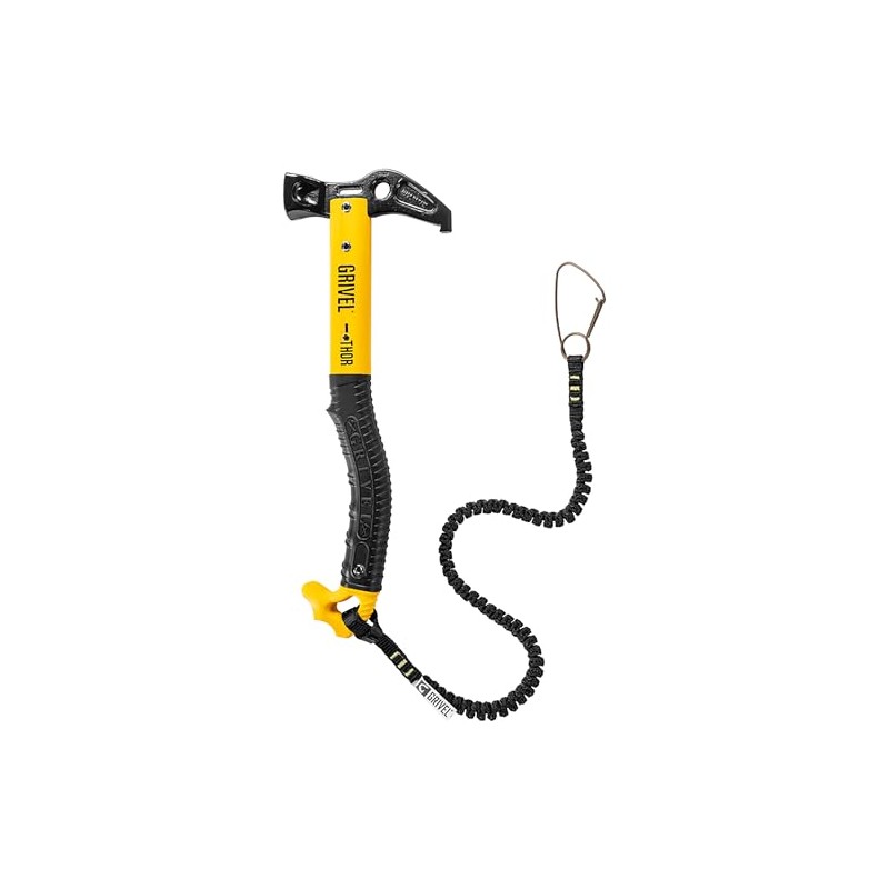 Grivel Thor Climbing Hammer with Single Spring Light Leash