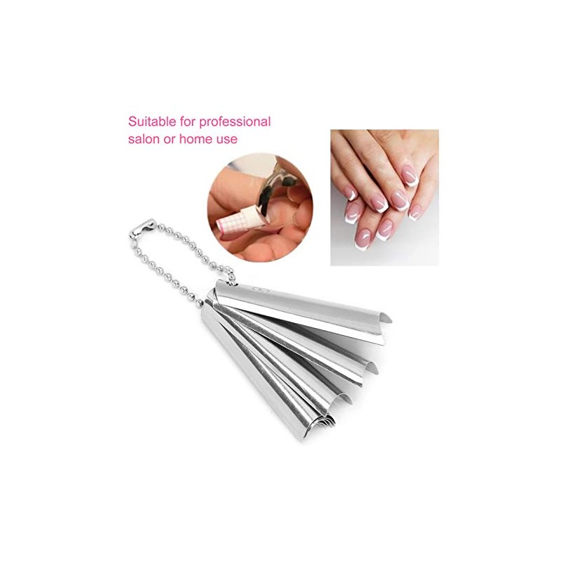 ZJchao 18 Piezas de Manicura Francesa, Puntas para Decoración de