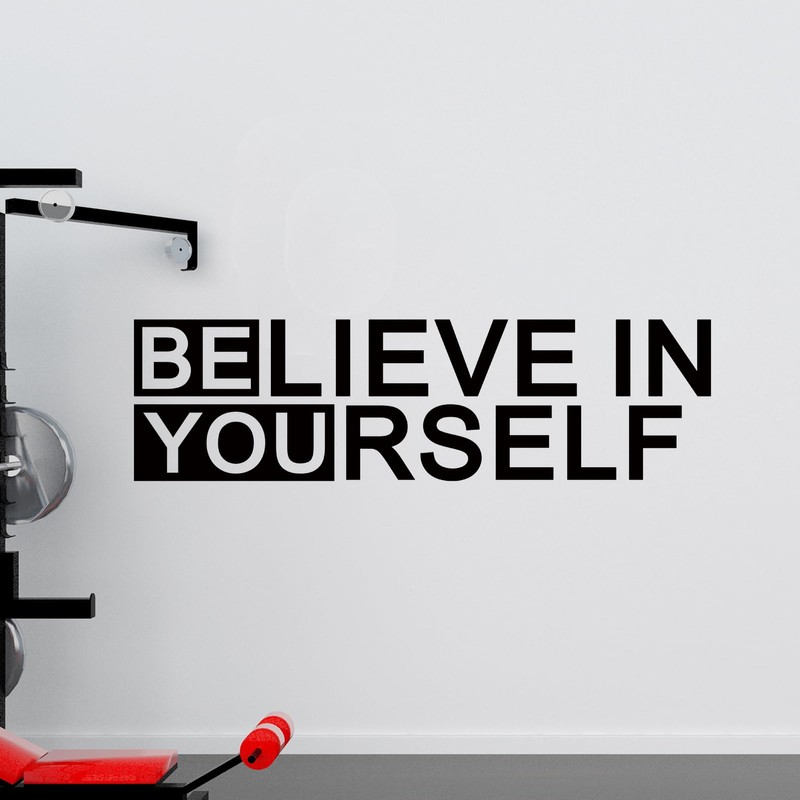 Inspirational Quotes Wall Decals for Office: Motivational Positive Vinyl Art