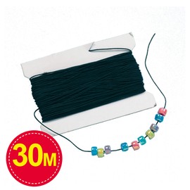 Black Elastic Children's craft Activities, Bead Craft, Jewellery Making (Per Reel)