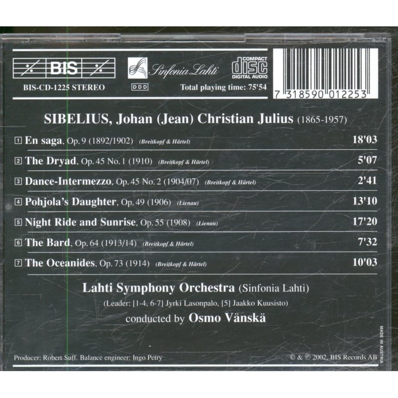 Sibelius: Tone Poems