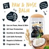 BUGALUGS Dog nose balm, Natural lick safe Paw balm for