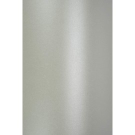 Netuno 50 x Mother of Pearl Silver Gloss Paper DIN A5 210 x 148 mm 120 g Majestic Moonlight Silver Craft Paper Silver Printable Fine Paper Shimmer Metallic Pearlescent Gloss for Crafts Silver Paper