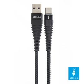 SHAZA USB TYPE-C PD 5A 100W Örgülü Hızlı Şarj ve Data Kablosu 2 Metre