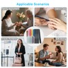 Limas de uñas y pulidores de múltiples granos, kit de
