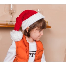 Moon Kitty Christmas Elf Hat Upgraded Christmas Hat Adults Elf Beanie Party Hat for Holiday,New Years and Christmas