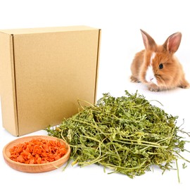 Nutritious Pasture &Fruit Slices, A Good Companion for Pet Houses and Pet Cages, Perfect Choice for chew Toys and grinding Treats for Rabbit, Hamster, Chinchilla, Hedgehog, Guinea pig(Carrot)