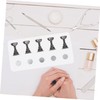 SAFIGLE 2Sets Nail Art Practice Rack with Acrylic Base Comfortable