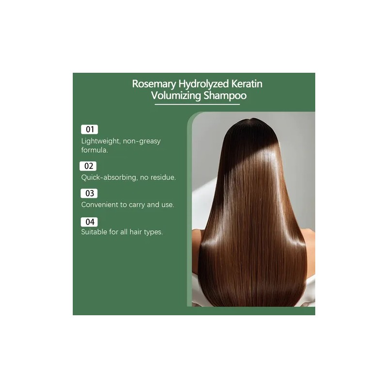 Champú Orgánico De Romero El Crecimiento Del Cabello 220ml