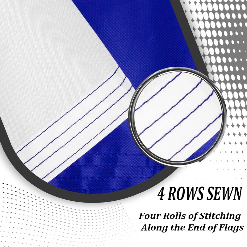 El Salvador Flag 3x5 Double Sided Outdoor Heavy Duty National