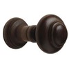 Pair of Wooden Curtain Stem Holdbacks Walnut
