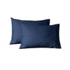 Feather & Stitch Pillow Covers Set of 2, Envelope Closure