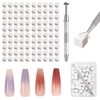 Samcos Nail Sponges Disposable Nail Sponges, Set of 100, Stainless