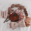 Pinceles Y Herramientas De Maquillaje Profesionales 56 Pcs Marrón