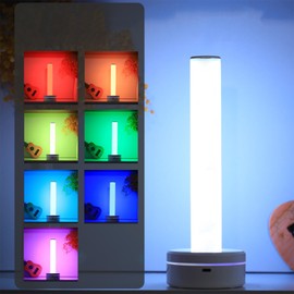 shixuanzhi Smart RGB Light Bar, Music Sync RGB IC LED Light Bar, 16 Million Colours, RGB Gaming Lamp USB Charging, Dimmable Light Bar for PC, TV, Monitor, Gaming, Room Decoration