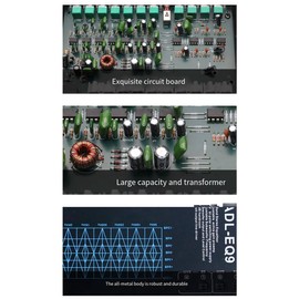 Lyaciomn Auto Square 9 Band Graphic Equalizer Digital Car Audio -EQ9 Full Series Car Amplifier Equalizer+Adjustable Filter