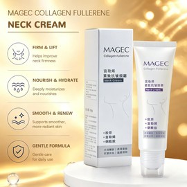 Magic Collagen Fullerene Neck Cream Creepy 5 Rollers for Firming Skin Reduce Wrinkles and Double Chin (1 Piece) / 매직 콜라겐 풀러렌 넥 크림 크리피 피부를 위한 탄력 있는 5가지 롤러가 주름과 이중 턱 감소 (1개)