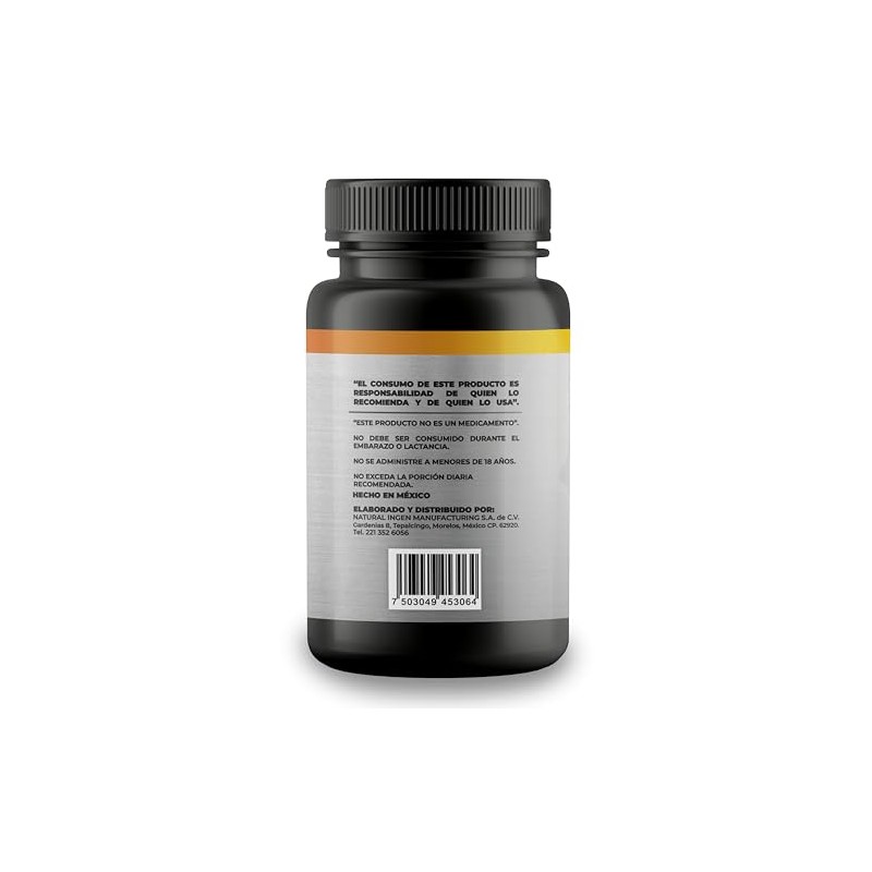 Naima Vitaminas Complejo Levadura Cerveza 100 Cápsulas Ingredientes Naturales Rellenos
