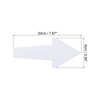 PATIKIL 8" x 4" Arrow Sticker, 20 Pcs PVC Removable