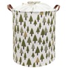 Sanjiaofen Nursery Laundry Basket Canvas Fabric Baby Boy Storage Bins,Collapsible