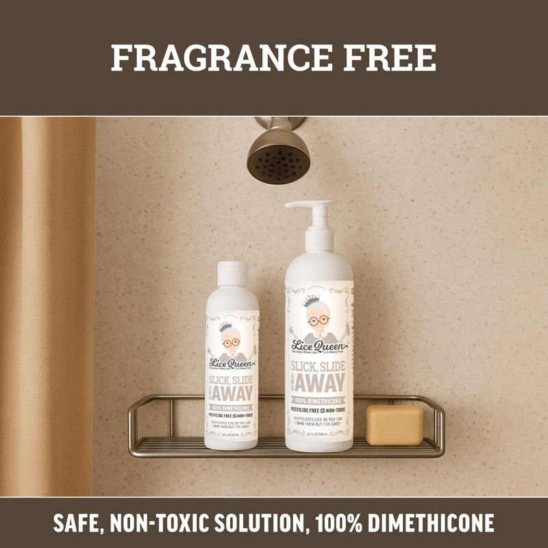 Lice Queen Slick, Slide & Away - 100% Dimethicone Lice