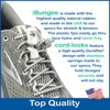 IBUNGEE LACES (cordones elásticos sin ataduras (reflectantes), blanco, 42 pulgadas)