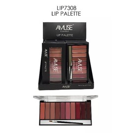 Amuse 7308 Lip Palette 10 Color w/Brush