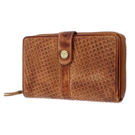 Chiemsee Genuine Leather Cognac Women's Purse 020473, Cognac