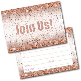 doodlecards Join us Invitations 20 Ready to Write Postcards and 20 Envelopes. Printed in UK, Premium Quality & 100% Recyclable.