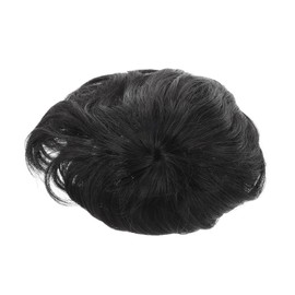 FRCOLOR Natural Looking Toupee for Men Clip Hair Extension for Daily Use Realistic Comfortable Hairpiece for Parties Events Easy Application Durable Design