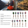 12Pcs Trout Lure Flashing Sequin Efficient Stainless Steel Bass Fishing
