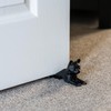 Woodside Heavy Duty Cast Iron Decorative Cat Door Wedge Stop,