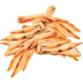 Best Buy Bones-USA Duck Crunchy Feet Bulk Natural Dog Treat- Duck Small (Case of 70)