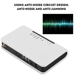 Joyzan GSM Telephone Booth, Fixed Wireless Terminal Main Unit with 9 LED Indicators, Standard DTMF Input for Telephone Landline Alarm Recording Boxes (European Plug)