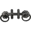 Romak 64706 Gothic Ring Gate Latch, 175 mm Size, Black