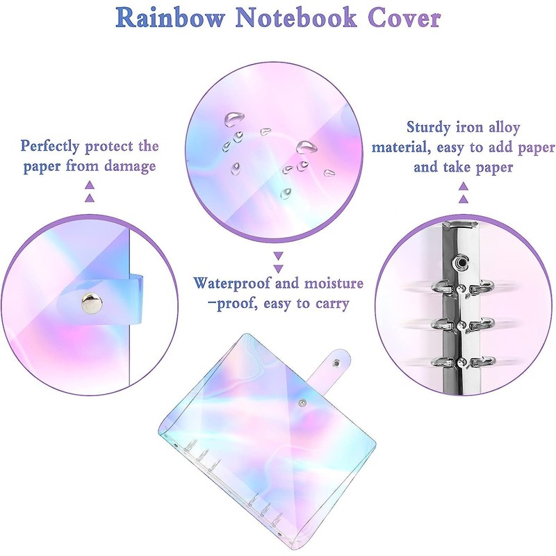 A5 Ring Binder Pack of 2 Transparent Ring Binder Made