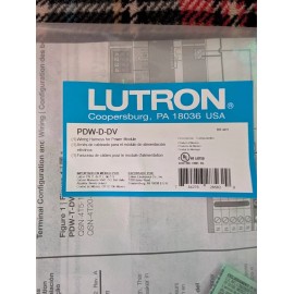 NEW Lutron Wiring Harness for Switching Power Module - PDW-S-DV