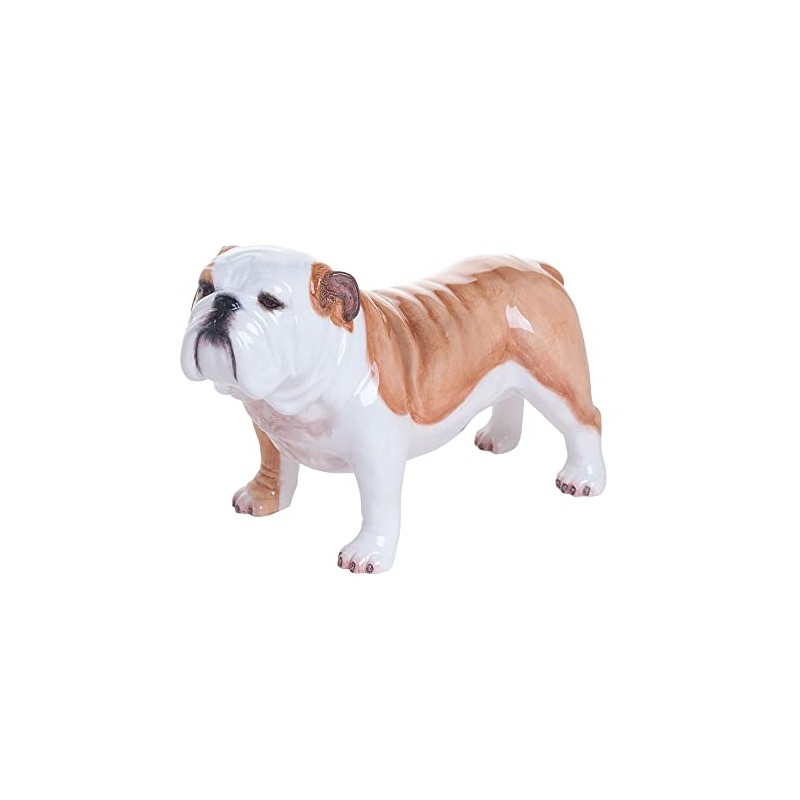 John Beswick Dog Figure Bulldog (Fawn) JBD82FAW - New &