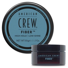 Men's Hair Fiber by American Crew, Like Hair Gel with High Hold & Low Shine, Travel Size, 1.75 Oz (Pack of 1)