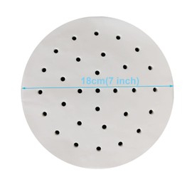 200Pcs 7" Baking Paper Rounds White Air Fryer Liners, Perfect for 3.4/3.7/4.2/2.3/2.5 QT Air Fryers, ovens, metal steamers