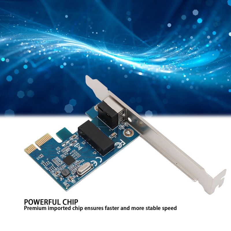 PC Network Card Single RJ45 Port Diskless Function PCIe Gigabit