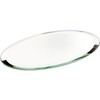 Plymor Oval 3mm Beveled Glass Mirror, 3 inch x 5
