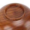 Wood Soup Bowl Unique Texture Exquisite Smoothly Round Wooden Bowl