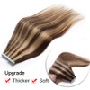 Rooted Remy Tape in Hair Extensions Ombre Tape on Human