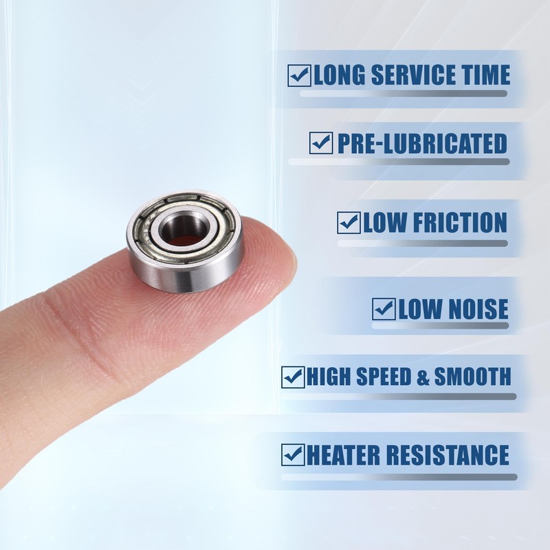 ACROPIX 695ZZ 5x13x4mm Sealed Single Row Deep Groove Ball Bearings