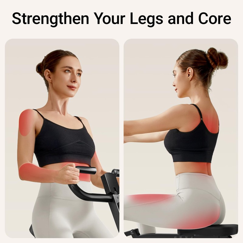 UMAY Squat Machine for Home, Foldable Exercise Equipment, Squat Rowing